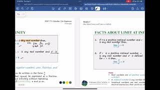 Module 3: Limits at Infinity