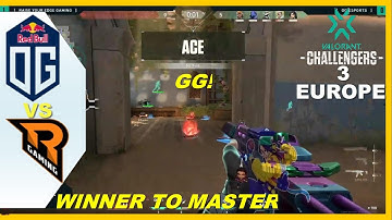 OG vs RYE - All HIGHLIGHT - VALORANT VCT 2021: EUROPE - Stage 1 Challengers 3