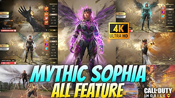 (4K Quality) Mythic Sophia All Feature is Here | Mythic Sophia Execution & BR Gameplay | CODM S01