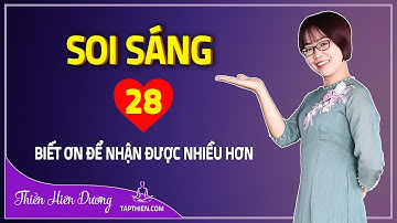 Thiền Ngày 28: Nghiệm Lại Phép Màu - 28 Ngày Thực Hành Lòng Biết Ơn | Thiền Hiên Dương