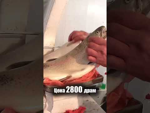 Армения - ЕДА на РЫНКЕ Форель Рыба Продукты - Базар Ереван Цены Что едят Армяне Armenia Street Food