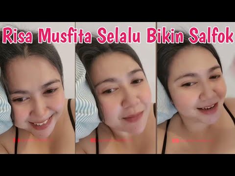 Risa Musfita Live Sambil Tiduran Bikin Salfok