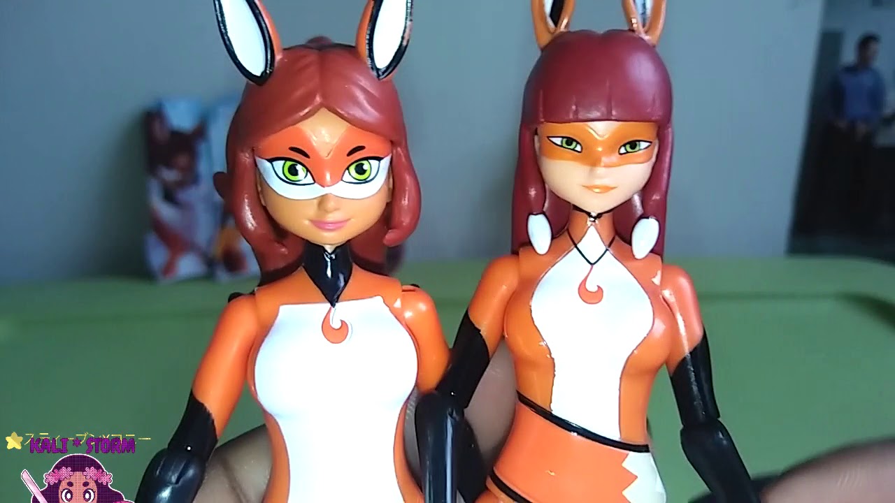 Miraculous LadyBug Action Figure Review Rena Rouge & Volpina - YouTube.