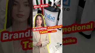 Branding On Promotional Table By New Sign Advertising Team