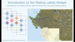 Introduction to the Mailing Labels Widget