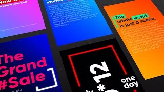 SMM Typography Stories After Effects Templates