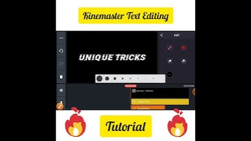 Kinemaster Text Editing Tutorial | #shorts #uniquetricks  #kinemastertextediting #viralvideo