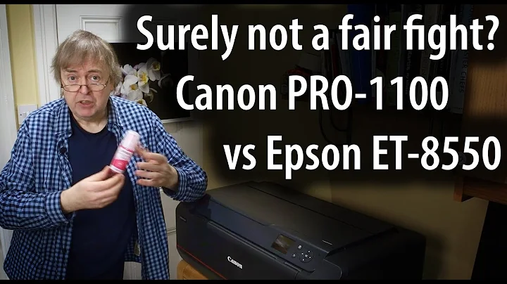 Which is the best printer? Epson et-8550 vs Canon PRO-1100. Surely it's not a fair fight?