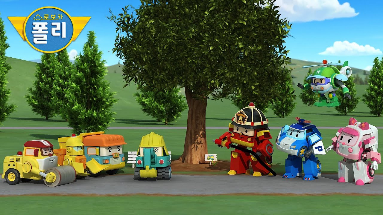 중장비 친구들이 나오는 에피소드 모아보기 | 로보카폴리 캐릭터 스페셜 | 어린이 애니메이션 | 로보카폴리 TV