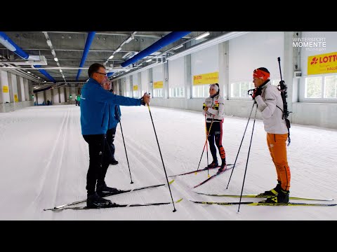 Die Lotto Thüringen Skihalle in Oberhof