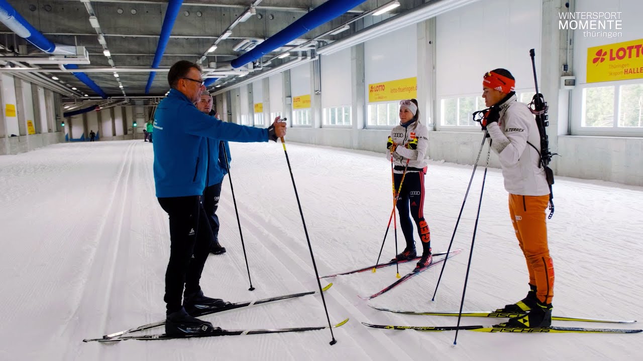 Die Lotto Thüringen Skihalle in Oberhof