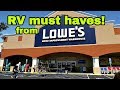 More RV must haves from LOWES!