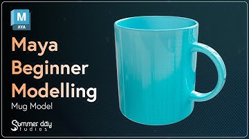 Maya Beginner 3D Modeling Tutorial - Mug Model