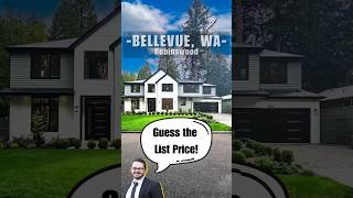 Guess the list price of this brand new luxury home in Bellevue, WA