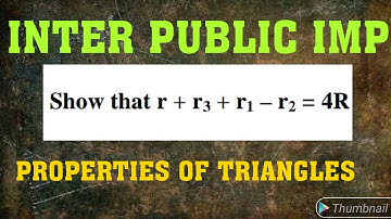 #inter#maths#1A#teluguPROPERTIES OF TRIANGLES IMPORTANT 7 MARKS PUBLIC INTER FIRST YEAR #tutorlokesh
