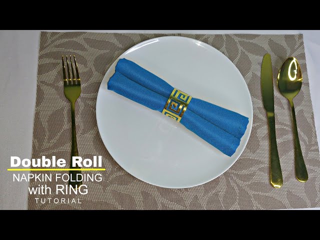 Napkin Folding | How to Make Double Pockets - YouTube