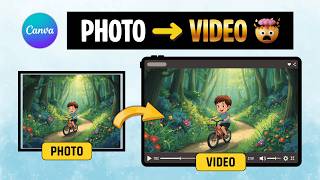 NEW Canva AI Feature: Turn Any Photo into a Video in Seconds! 🤯