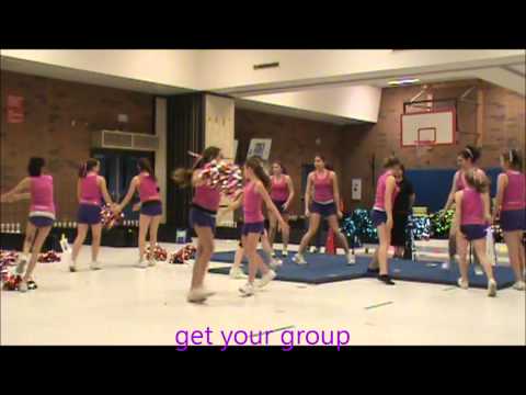 how to do a half into a liberty cheer stunt!
