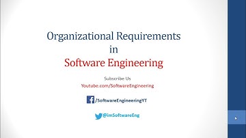 Organizational Requirements in Software Engineering | Requirement Engineering Urdu / Hindi