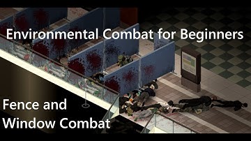 Fence Combat for Beginners | Project Zomboid Environmental Combat #build41 #projectzomboid