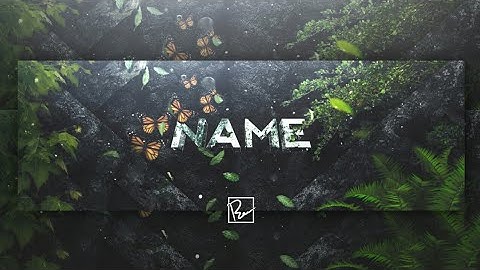 How to make a Nature Twitter header on Android | Template | Tutorial