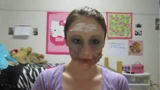 Quick and Easy Zombie Makeup Tutorial!