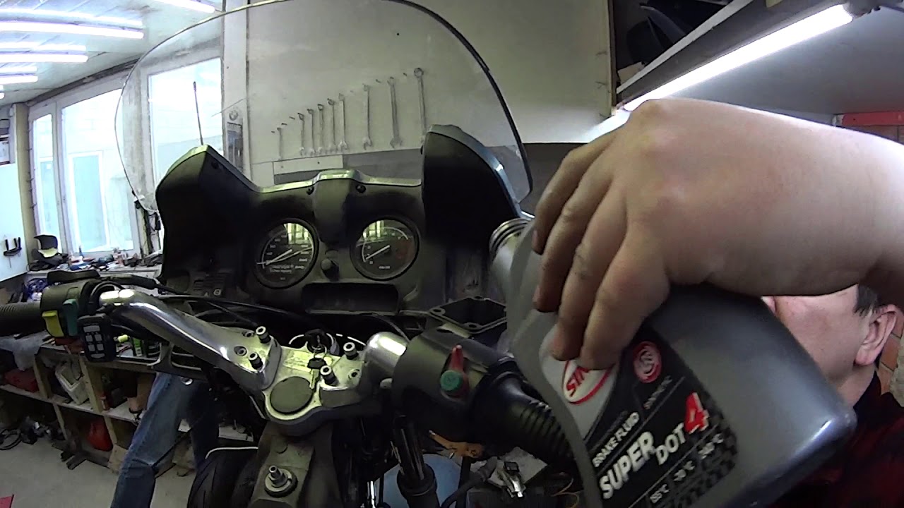 Прокачка тормозов bmw r1150rt