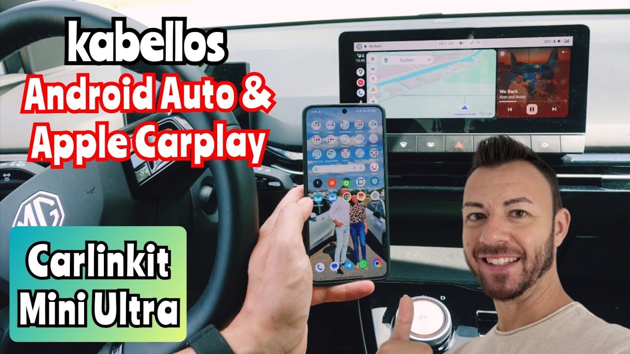 Kabellos Apple CarPlay & Android Auto: So gut funktioniert der Carlinkit Mini Ultra!