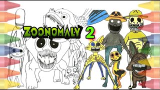 Zoonomaly Coloring Pages / Ho To COLOR ALL BOSSES and MONSTERS from ZOONOMALY game / NCS MUSIC