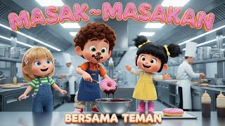 Masak Apa Hari Ini? 😄 | Lagu Anak Anak Ceria tentang Masak-Masakan
