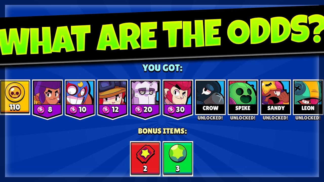 maxing out brawlers makes your legendary odds higher brawl stars