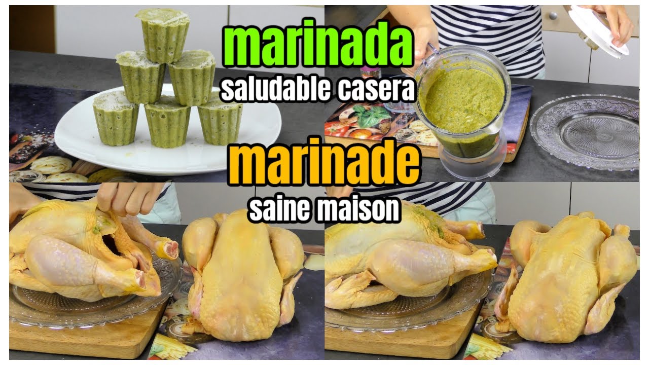 Marinada saludable casera 🍋 | Condimento natural para pollo, carnes y guisos | Batch cooking fácil