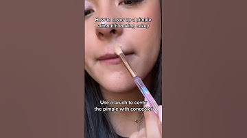 How to cover up a pimple! #pimple #makeuphacks #IPSY