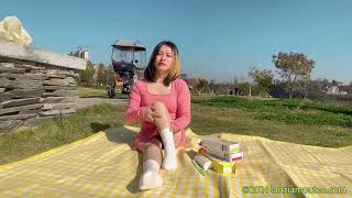 Mikigirl With Her Little Feet