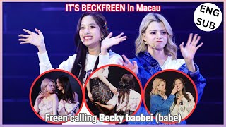 [FreenBecky] FREEN CALLING BECKY BAOBEI (BABE) During FanBoom in Macau | IT'S BECKFREEN