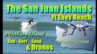 Surfing In The San Juan Islands? Sounds Crazy But True. Surfing At Ft. Ebey State Park Washington by BellinghamsterTrail 10,464 views 7 years ago 5 minutes, 16 seconds