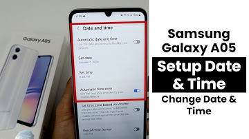 Set Date And Time In Samsung A05 | Change Date and Time