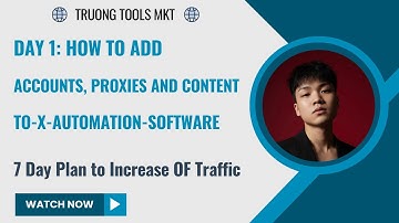 DAY 1: How To Add Accounts, Proxies and Content To Twitter/ X Automation Software | BOT OFM