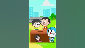 Doraemon and Shizuka Test IQ For Nobita vs Friends
