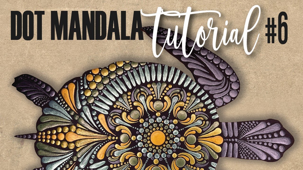 Mandalas Python Turtle Sea Turtle Dot Mandala - Tutorial - Step by Step - YouTube