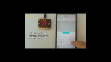 Transmit a #message  to Micro:bit #board  via #bluetooth