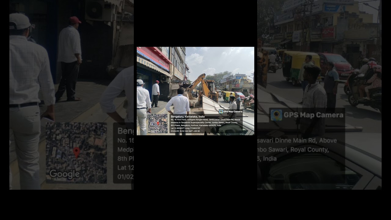 Footpath Encroachment Removal Drive at Ward No.194 Gottigere | Anjanapura Subdivision | Bommanahalli