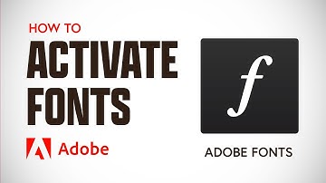 How to Activate Adobe Fonts