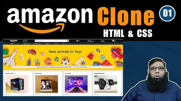 Amazon Clone with HTML & CSS (Step-by-Step Tutorial) Part I || Class 01.