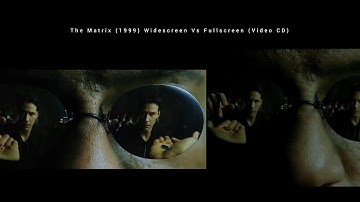 The Matrix Widescreen Vs Fullscreen (Video CD) Blue pill or red pill