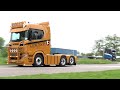 Truckfestival Westfriesland Medemblik Truckshow 2023 with Scania V8 open pipes sound