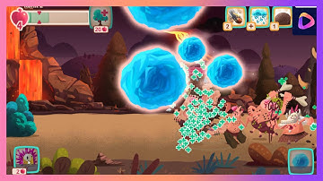 Dino Bash: Ice Rock Lv1 to Lv Max