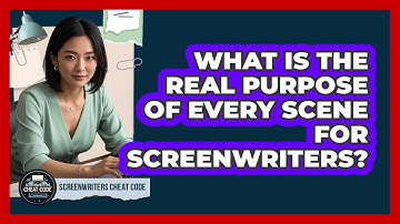 What Is The Real Purpose Of Every Scene For Screenwriters? - Screenwriter