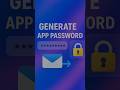 Generate Gmail App Password for Sending Emails in Node.js (60 Sec Guide) #gmail #javascript #nodejs