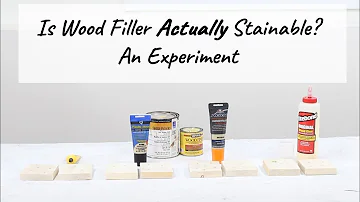 Does stainable wood filler look good?
